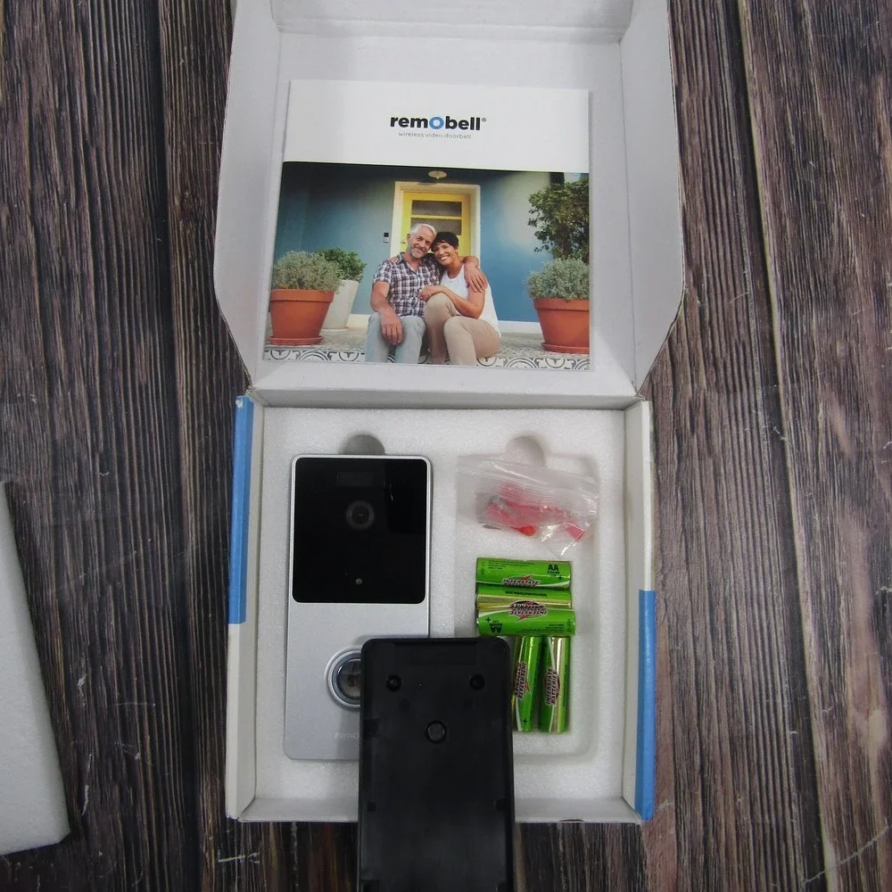 RemoBell‎ Wireless Video Doorbell Silver WiFi HD 2-Way Audio Night Vision Motion